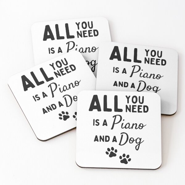Item preview, All you need is a piano and a dog designed and sold by TheGreenGoat.