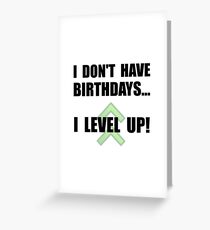 Level Up Birthday Greeting Card