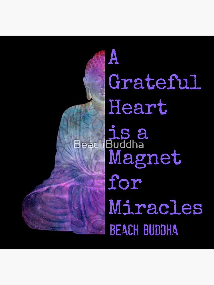 Thumbnail 3 of 3, Sticker, A Grateful Heart designed and sold by BeachBuddha.