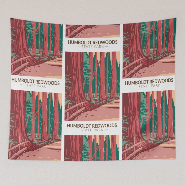 Item preview, Humboldt Redwoods State Park Avenue of the Giants Vintage designed and sold by KrisSidDesigns.