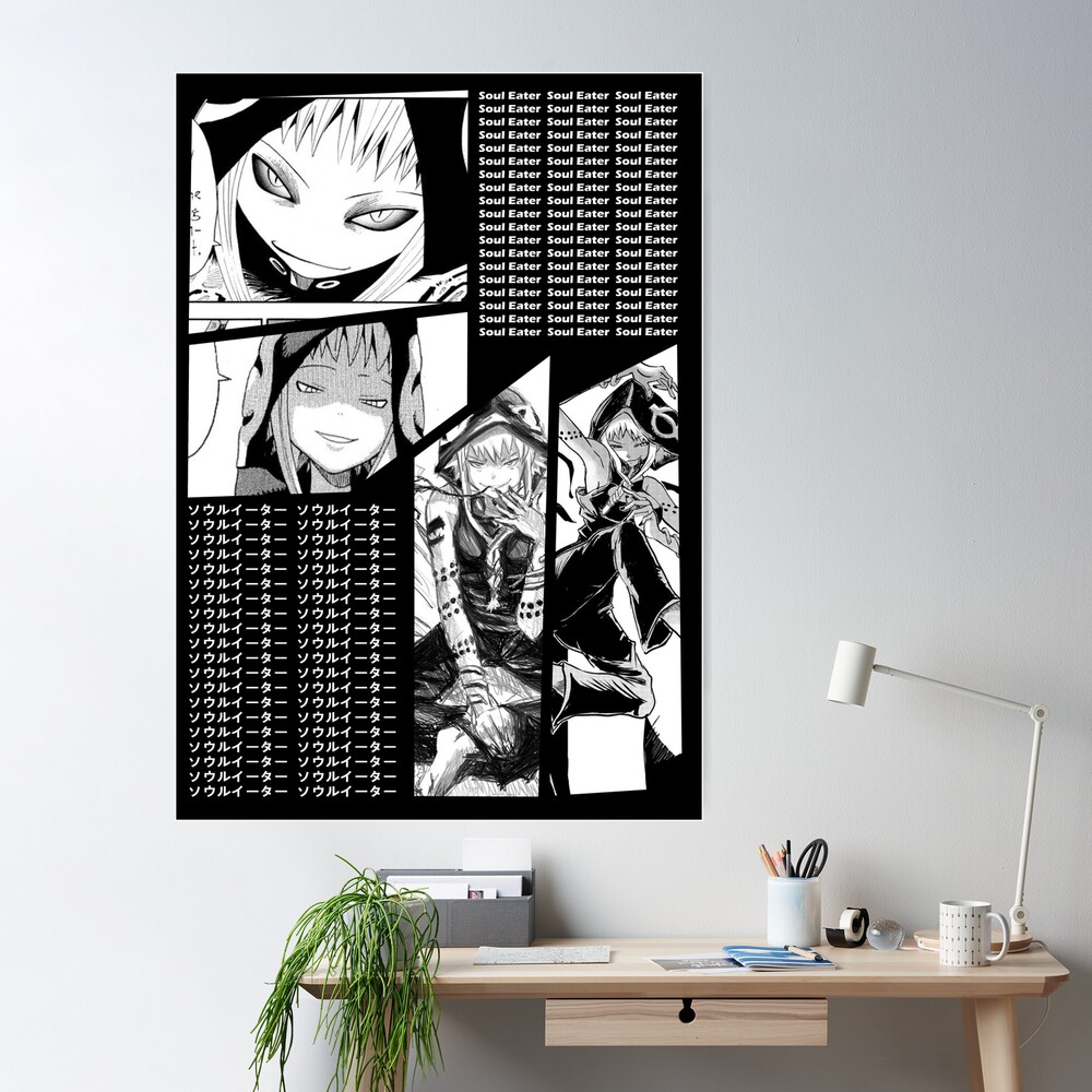 soul eater anime manga' Poster, picture, metal print, paint by GPANSOR  Parakan