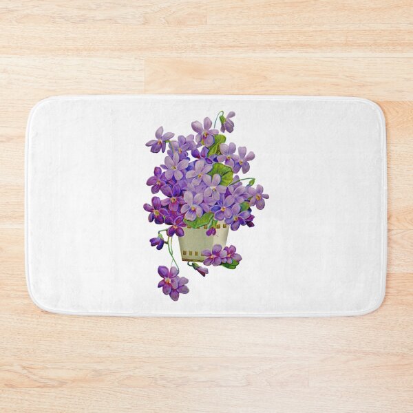 Item preview, Vintage Violets Floral Basket designed and sold by silviaol.