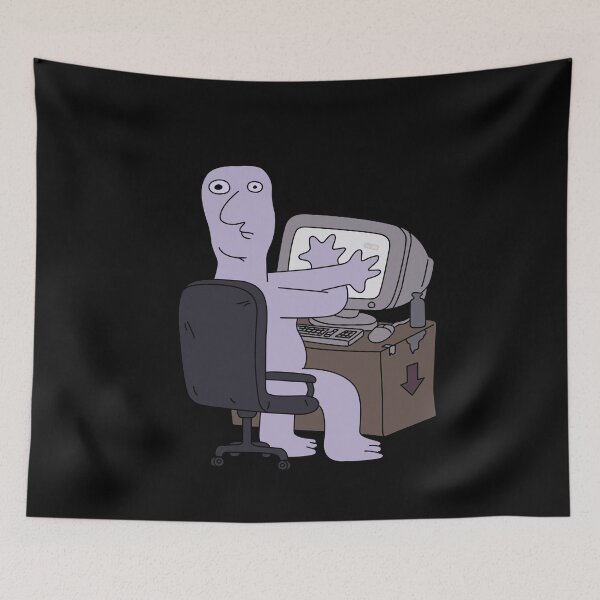Item preview, SMILING FRIENDS - wall guy, Gleb, bliblie, Pim, Grim, Glep (author's art) designed and sold by mrGoodwin90.