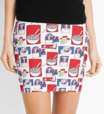 Red, White and Soup Mini Skirt
