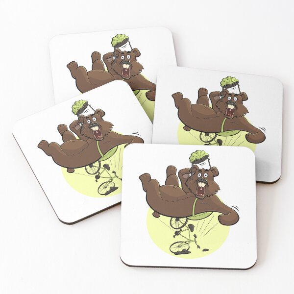 Item preview, Funny Cycling Flying Bear designed and sold by egyedg.
