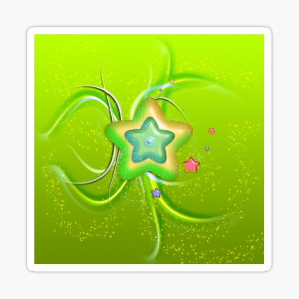 Bevel Star Green Icon