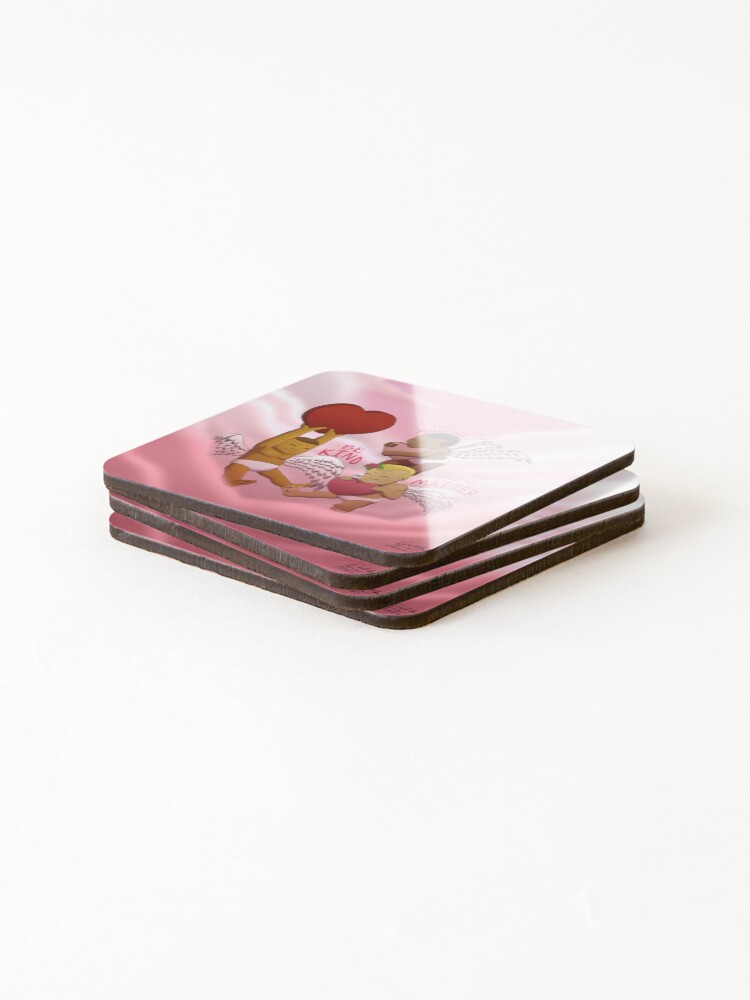 Thumbnail 4 of 5, Coasters (Set of 4), Positive Cupids designed and sold by Rageman0329.