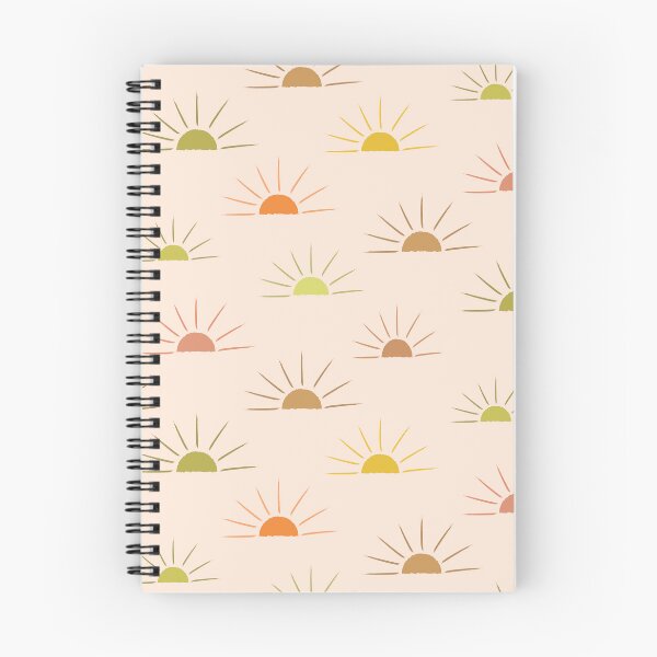 Item preview, Abstract colorful boho sun pattern on light cream  designed and sold by Yasminepatterns .