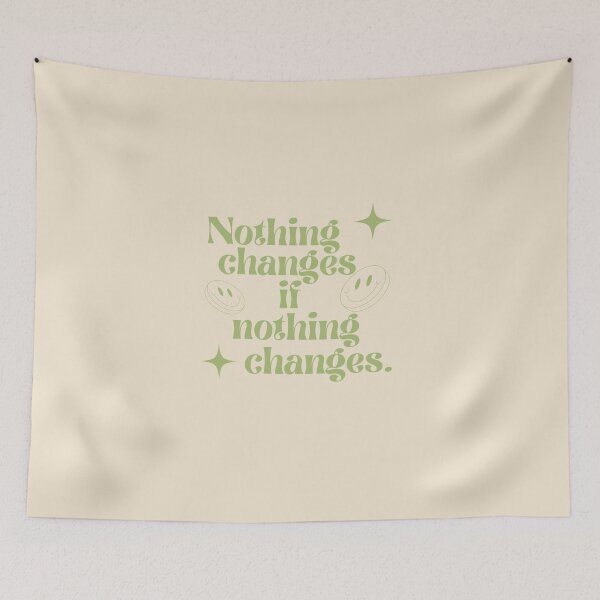 Item preview, Nothing changes if nothing changes. designed and sold by Lavannya.