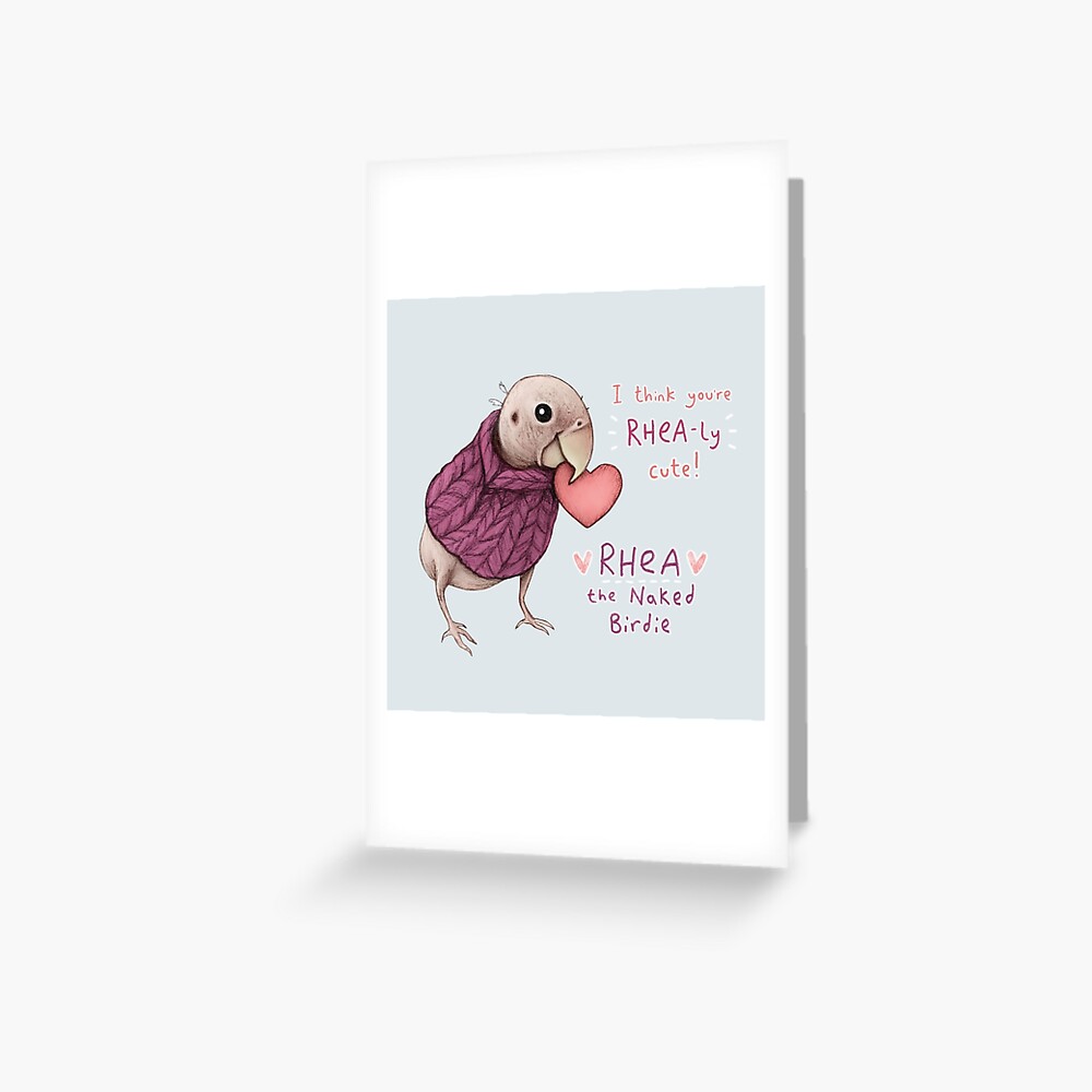 Rhea - Rhea-ly Cute! Greeting Card