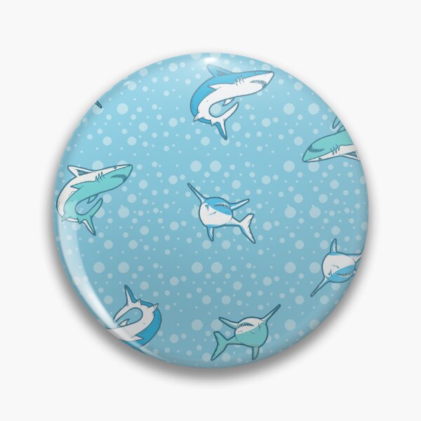 Item preview, Shark Seamless Pattern Ocean Design For Kids and Adults designed and sold by WonkaDunkaDunk.