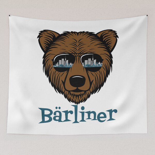 Item preview, Bärliner, Berlin Bear, Capital, Berlin Skyline designed and sold by Meer-Lifestyle.