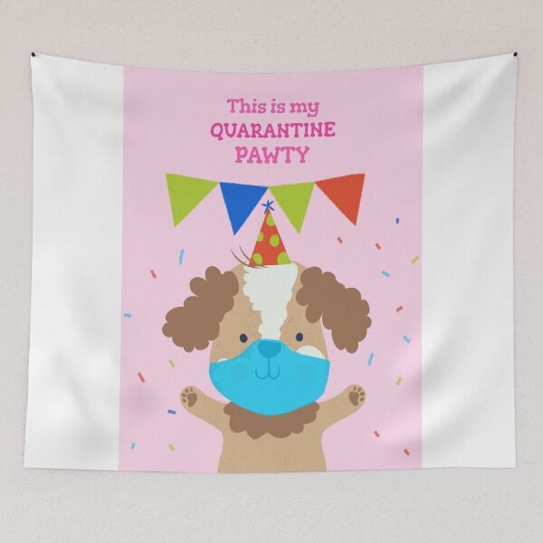 Item preview, CUTE QUARANTINE DOG BIRTHDAY  designed and sold by RetroPlaceee.