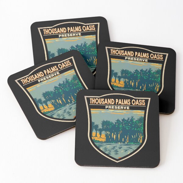 Item preview, Thousand Palms Oasis Preserve California Badge designed and sold by KrisSidDesigns.