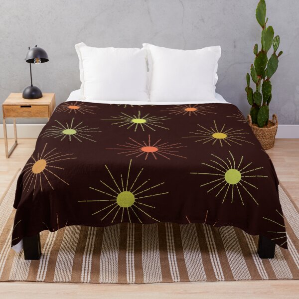 Item preview, Abstract colorful boho sun pattern on dark designed and sold by Yasminepatterns .