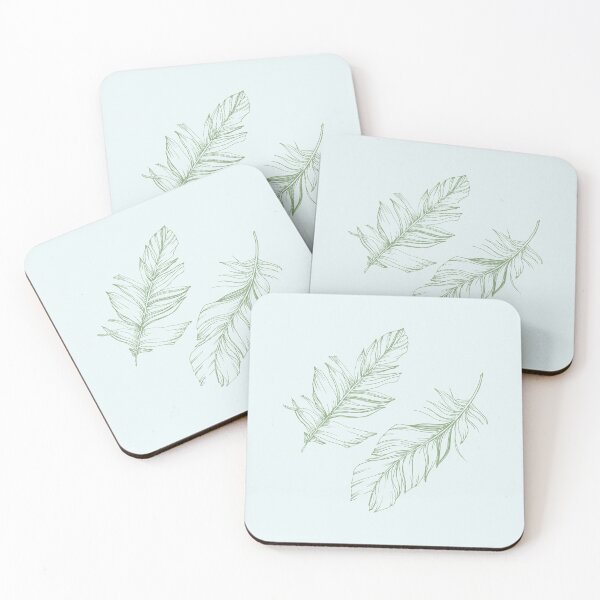 Item preview, Feather Minimalist Sage Green designed and sold by starseedacademy.