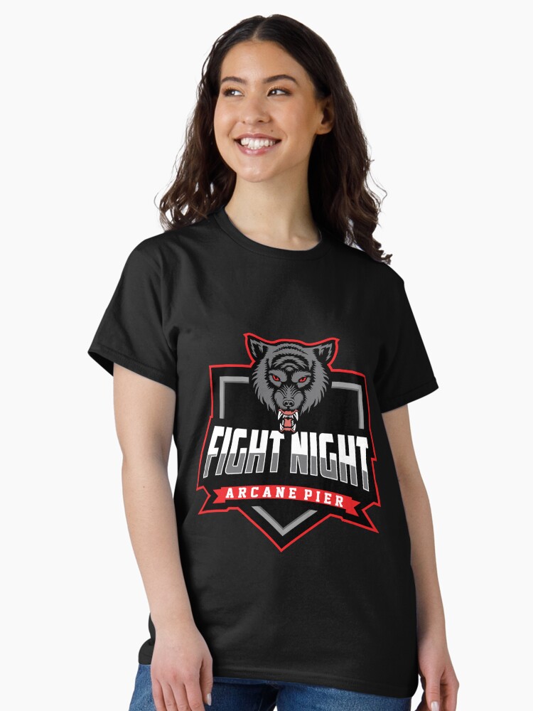 Thumbnail 1 of 7, Classic T-Shirt, Arcane Pier Fight Night designed and sold by EveofEternals.