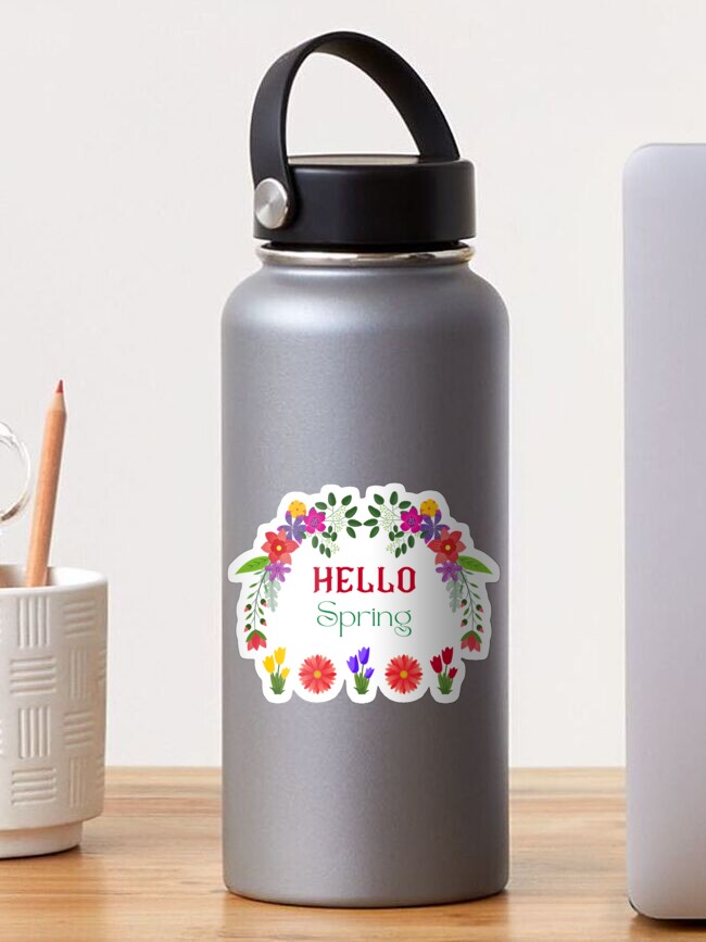 Thumbnail 1 of 3, Sticker, Hello Spring designed and sold by Axi35.