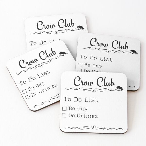 Item preview, Crow Club To Do List designed and sold by aliceofspades.