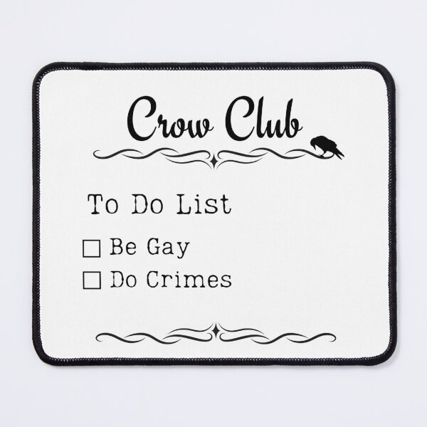 Item preview, Crow Club To Do List designed and sold by aliceofspades.