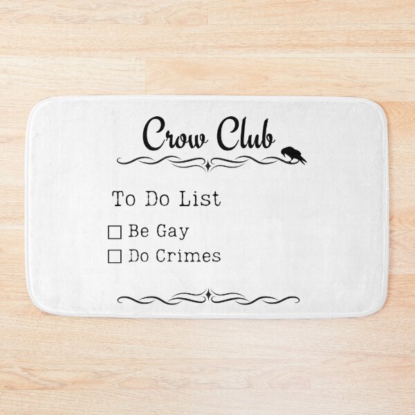 Item preview, Crow Club To Do List designed and sold by aliceofspades.