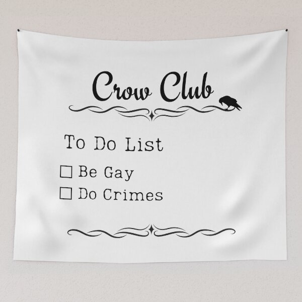 Item preview, Crow Club To Do List designed and sold by aliceofspades.