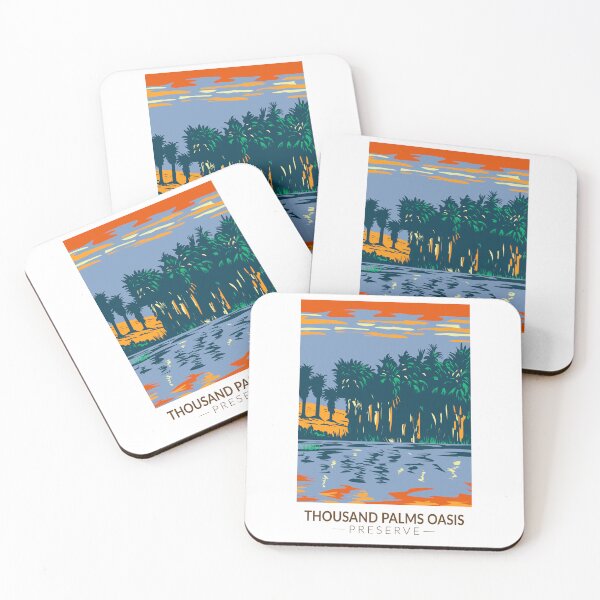 Item preview, Thousand Palms Oasis Preserve California Vintage designed and sold by KrisSidDesigns.