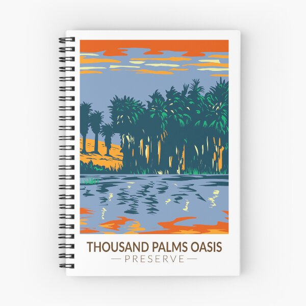 Item preview, Thousand Palms Oasis Preserve California Vintage designed and sold by KrisSidDesigns.