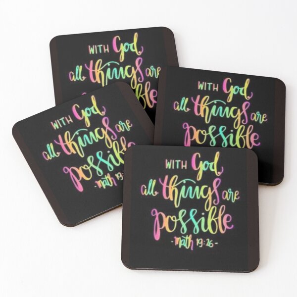 Item preview, WITH GOD ALL THINGS ARE POSSIBLE designed and sold by forgodandcountr.