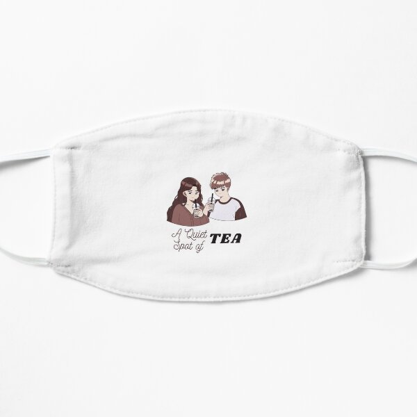 A Quiet Spot of Tea with a friend Flat Mask