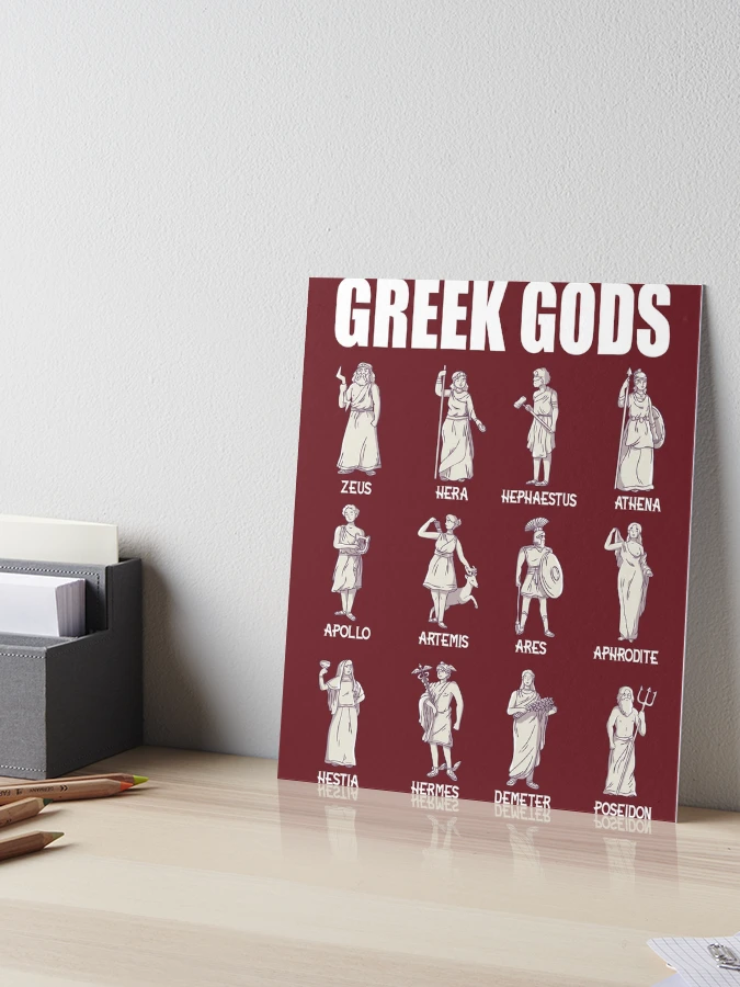 Medusa Head Snake Hair Goddess Greek Myth Gorgon for Kids Art Board Print  for Sale by NUMAcreations