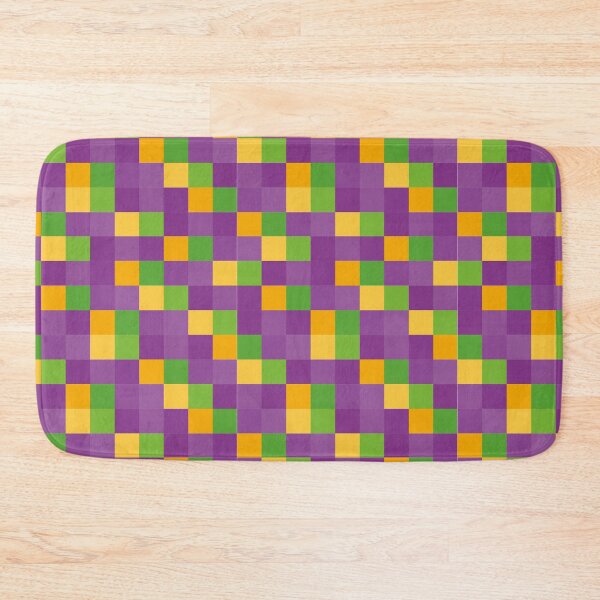 Item preview, Mardi Gras Purple, Green, and Gold Squares Pattern designed and sold by PirateAvocado.