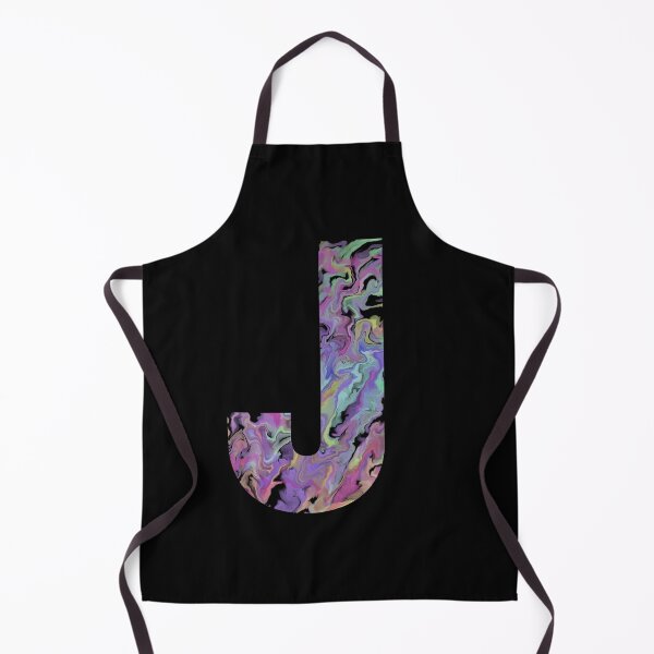 Item preview, Letter J Sticker; Acrylic Pour Effect Pattern Sticker designed and sold by WoollyOrbit2000.