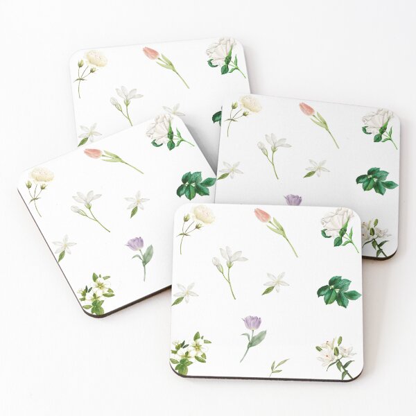 Item preview, Watercolor White Flowers, Tulips designed and sold by silviaol.