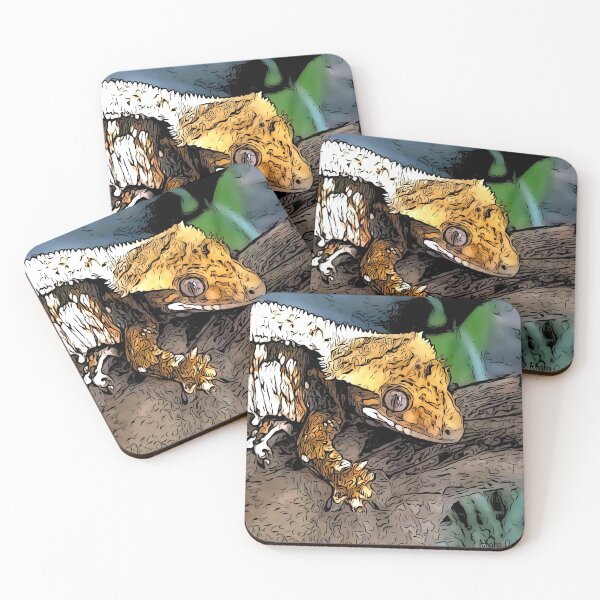 Item preview, Playful Yellow Head Gecko designed and sold by MediaArtbyMara.