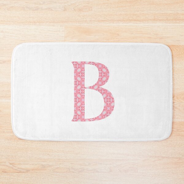 Item preview, "B" Pink Monogram  designed and sold by JadeRiverImages.