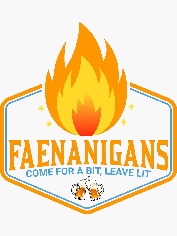 Thumbnail 3 of 3, Sticker, Faenanigans Gear designed and sold by EveofEternals.