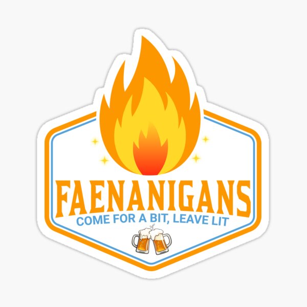 Faenanigans Gear Sticker