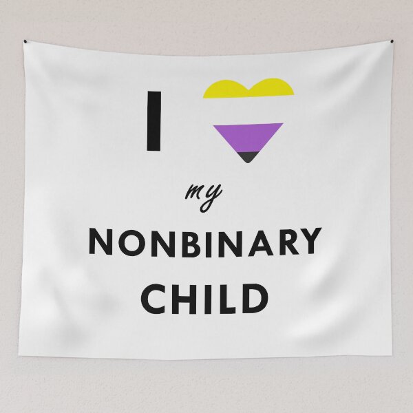 Item preview, I Love My Nonbinary Child designed and sold by alolaraichu.