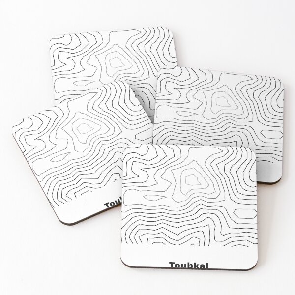 Item preview, Toubkal Topographic Map designed and sold by Visitify.