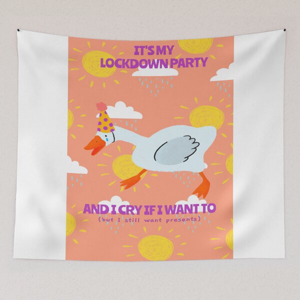 Item preview, FUNNY DUCK LOCKDOWN PARTY BIRTHDAY   designed and sold by RetroPlaceee.