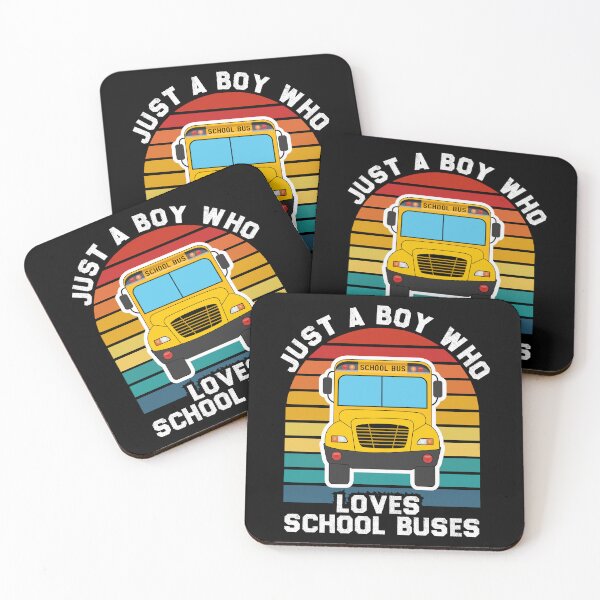 Item preview, just a boy who loves school buses, School Bus Lover designed and sold by StoreMix23.