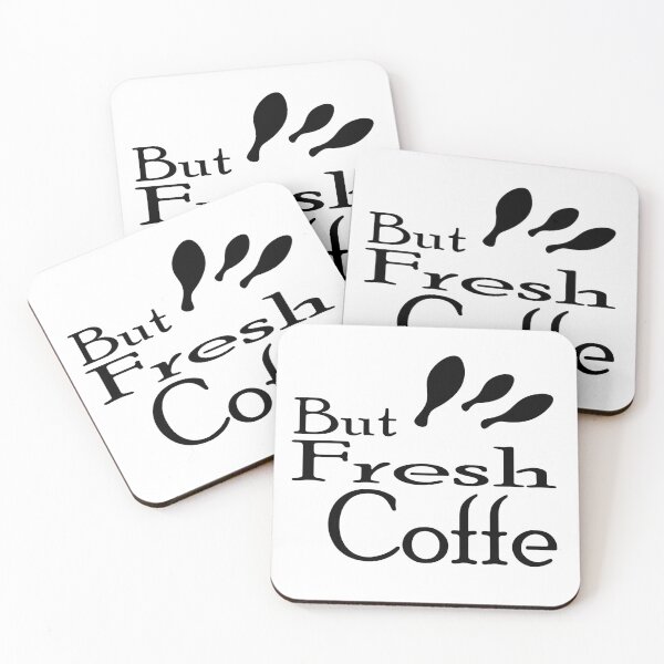 Item preview, But Fresh Coffee design  designed and sold by BasmaAtef.