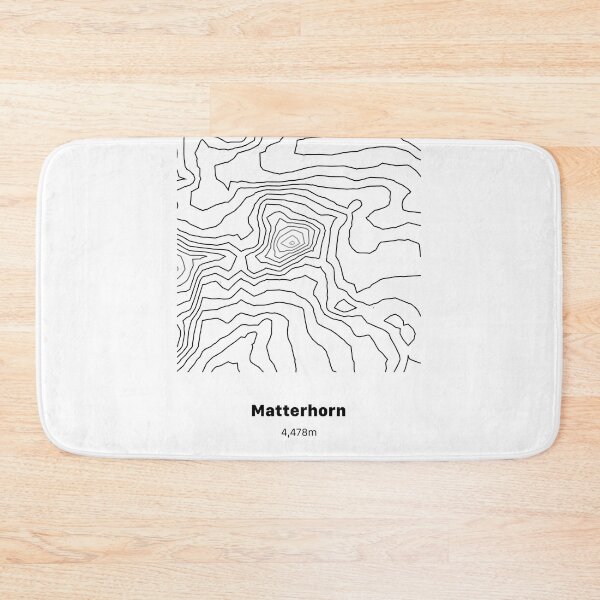 Item preview, Matterhorn Topographic Map designed and sold by Visitify.