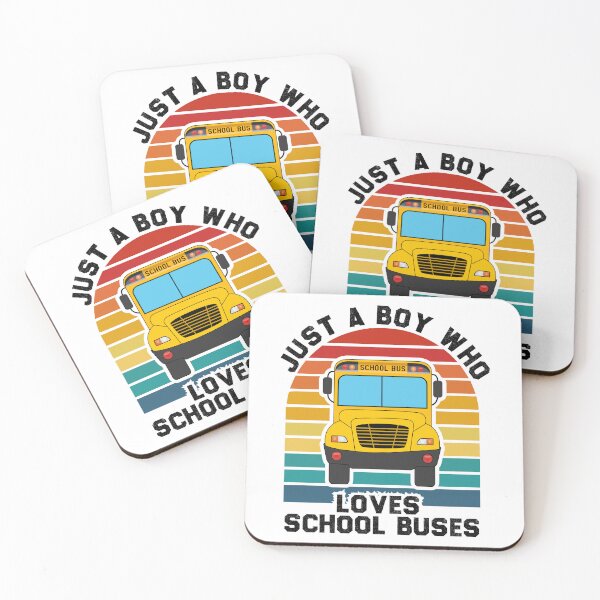 Item preview, just a boy who loves school buses, School Bus Lover designed and sold by StoreMix23.
