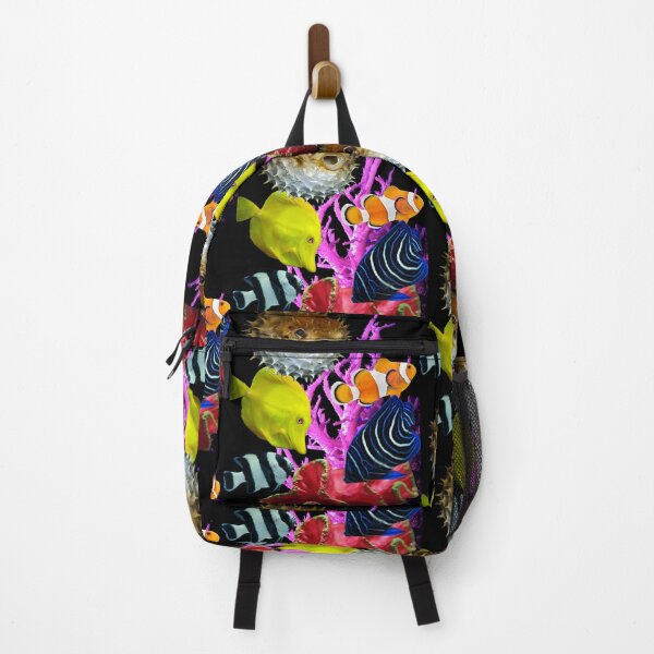 Item preview, Colorful Digital Photo Collage Saltwater Fish Design designed and sold by EarthArtDesigns.