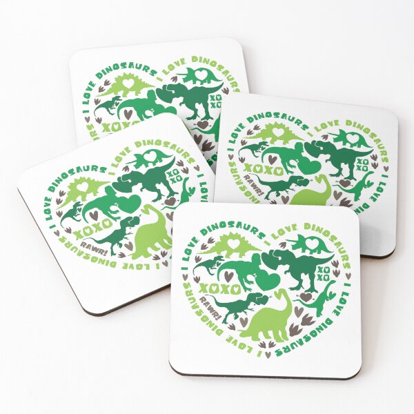 Item preview, I Love Dinosaurs Heart designed and sold by KrisSidDesigns.