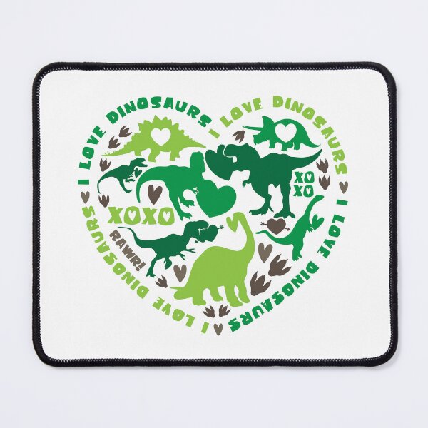 Item preview, I Love Dinosaurs Heart designed and sold by KrisSidDesigns.