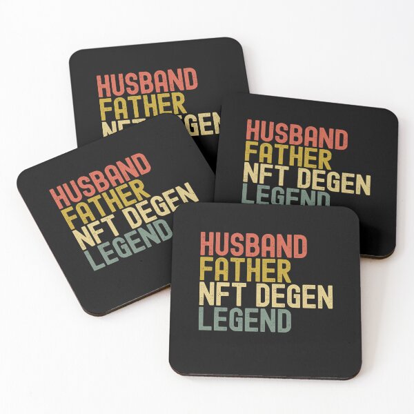 Item preview, Husband Father NFT Degen - Funny NFT Shirt, Fathers Day Gift For NFT Degens designed and sold by nft-millionaire.