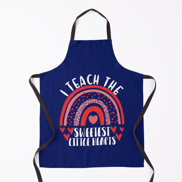 Aperçu de l'œuvre J'enseigne la Saint-Valentin au professeur le plus doux des petits cœurs créée et vendue par SharpThreadZ.